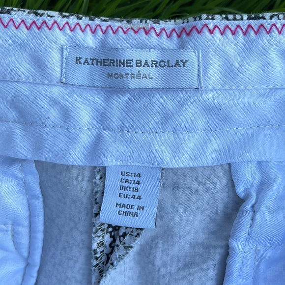 🩷 Katherine Barclay Montreal; Designer Black/White Pants. Fits Misses Sz. 12/14! - Picture 4 of 6
